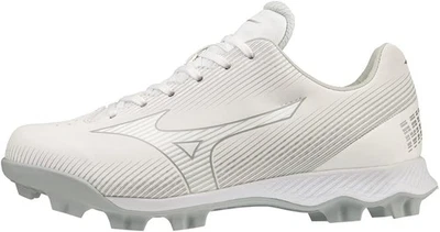 New Mizuno Wave Finch Lightrevo Jr Molded Softball Shoe, White, 2.5 - Image 1 of 4