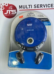 Tragbarer Stereo CD Player mit Kopfhörer - Anti-Skip Disc Walkman - Blau🎶💿 - Bild 1 von 2