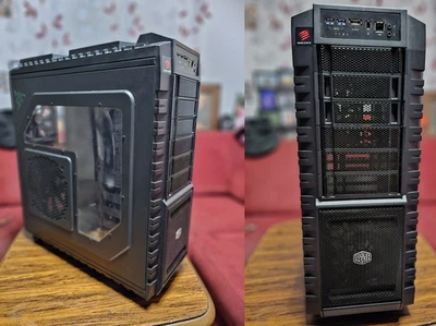 Cooler Master HAF-X Full ATX Big Tower PC Gehäuse, schwarz - Bild 1 von 4