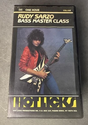 Rudy Sarzo - Bass Master Class HOT LICKS VHS VBS108 - Image 1 of 4