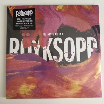 ROYKSOPP - THE INEVITABLE END - LIMITED PURPLE VINYL - NUMBERED - Image 1 of 2