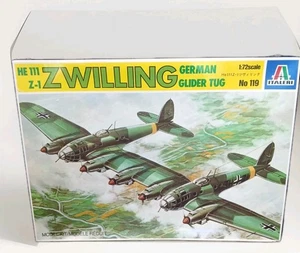 Z-1 Zwilling Glider Tug Model Plane Kit 1:72 Italeri  Factory Sealed-Unassembled - Picture 1 of 3