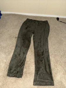 Pantalone Lands End verde velluto a costine L 14- 16 tasche pull on elasticizzato salotto - Foto 1 di 5