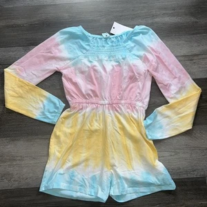 Retreat Los Angeles Romper For Girl Long Sleeves Multi Color Size L 14-16 - Picture 1 of 4