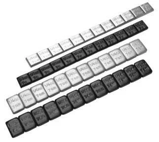 Motion Pro Silver Steel Wheel Weights 18 oz Box 72 x 1/4 oz 08-0454 Foto 1 de 3