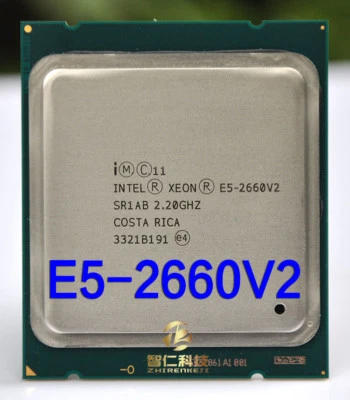 Intel Xeon E5 2660V2 2660 V2 2.2GHZ Ten Core CPU Processor LGA2011 - Image 1 of 3