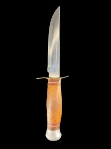 Vintage Valor Japan #10117 Knife Wood/Metal Handles - Picture 1 of 7