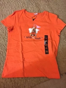 NWT Kids Halloween Dog Fairy Wings Trick or Treat t-shirt size Large 10/12 - Picture 1 of 3