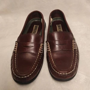 High Sierra Leder Penny Loafer klassische Slipper Schuhe braun Größe 8M - Bild 1 von 11