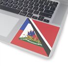 Trinidad Haiti Flag Sticker | Trinidadian Haitian Trini