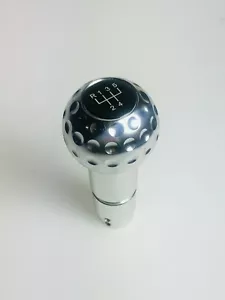 GOLFBALL  SHIFTER SHIFT KNOB - SILVER MANUAL for VW MK4 MK5 MK6 GOLF JETTA GTi  - Picture 1 of 4