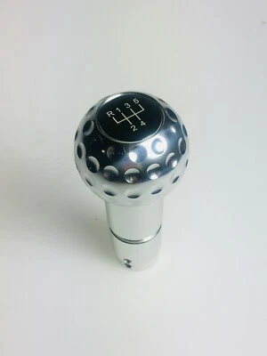 PERILLA DE CAMBIO DE BOLA DE GOLF - MANUAL PLATEADO para VW MK4 MK5 MK6 GOLF JETTA GTi  Foto 1 de 4