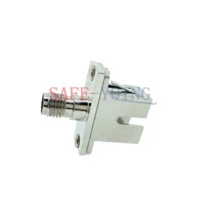 1X SMA Female-SC Female Hybrid Adapter Flange Coupling Optical Fiber Connector  - Image 1 of 4