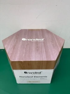 NANOLEAF ELEMENTS WOOD LOOK SMARTER KIT - SEVEN (7) HEXAGON LED LIGH (EZ8011772) - Picture 1 of 5