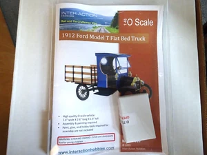 INTER-ACTION ENTERPRISES-O SCALE-1912 FORD MODEL T FLAT BED TRUCK-KIT 0-7510-NIB - Bild 1 von 5