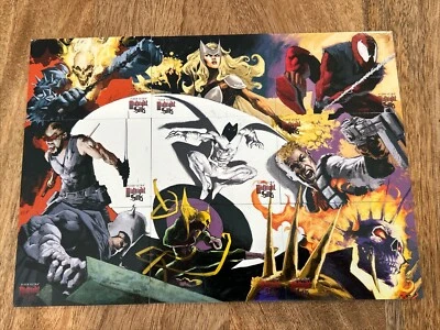 2023 Fleer Ultra Midnight Sons 3x3 Complete Full Set - 9 Puzzle Piece Cards - Image 1 of 4