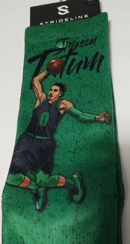 Boston Celtics Basketball Star Jayson Tatum Premium Full Sublimated Socks M/L Cover