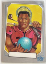 1992 Confex Baseball Enquirer Bo Jackson Chicago White Sox #1