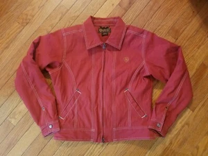 Ariat Red Jacket Cranberry Red Sz Medium  (C21) - Picture 1 of 8