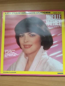 LP 33 Giri Mireille Mathieu vol 1 Carrere double album vinyl record - Picture 1 of 3