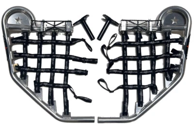 Blingstar Factory Series Nerf Bars Polished Kawasaki KFX450R KFX 450 All Years - Image 1 of 3