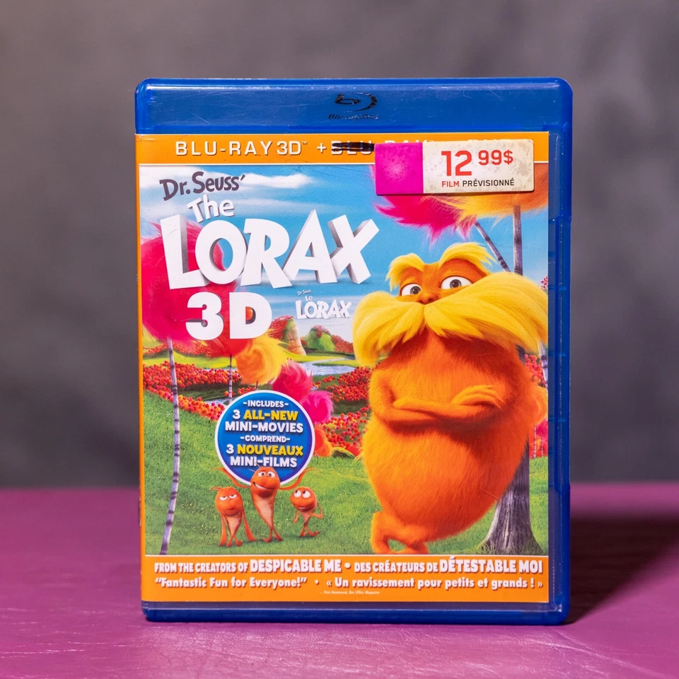 The Lorax 3D + Blu-ray – Canadian – Nearmint - Image 1 of 1