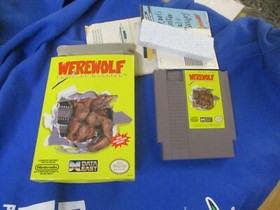 NINTENDO NES WEREWOLF WITH BOX STYROFOAM AND PAPERWORK