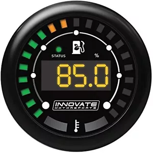 Innovate MTX-D Ethanol Content & Fuel Temp Complete Gauge Kit - Black Dial 3904 - Bild 1 von 3