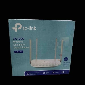 TP-Link Archer C5 AC1200 Wireless Dual Band Gigabit Router VPN 300Mbps+867Mbps - Bild 1 von 4