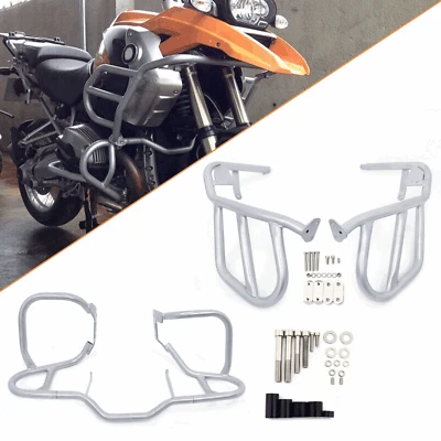 Protector de motor superior e inferior barras de choque de carretera protector para BMW R1200GS 2008-2012 Foto 1 de 4