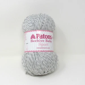Yarn Patons Beehive Baby Sport Yarn #3 Baby Grey Marl1 skein YBaby - Picture 1 of 5