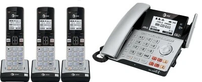 AT&T TL86103 DECT 6.0 Connect to Cell 2 LINE Cordless Phone System W 3 TL86003 - Image 1 of 4