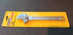 VTG STANLEY PROFESSIONAL 10" ADJUSTABLE CRESCENT WRENCH 87-903 MADE IN USA NEW!