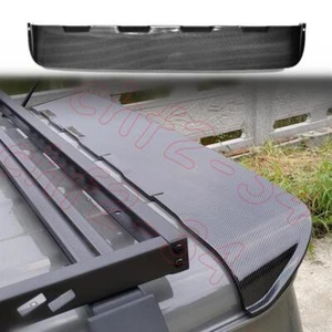 Fit For Suzuki Jimny 2019-2023 ABS Carbon Fiber Rear Roof Spoiler Wing Trim - Picture 1 of 6