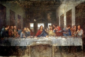 Last Supper by Leonardo Da Vinci Poster - 36" x 24" - Picture 1 of 2