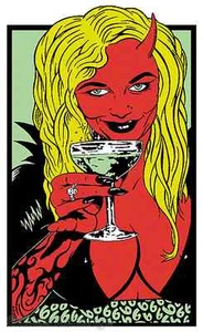 Cocktail STICKER Decal Kozik Poster Artist KZ21 - Picture 1 of 1