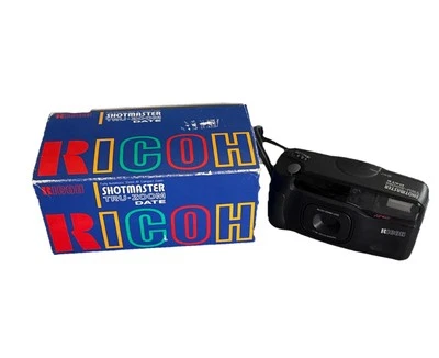 Ricoh Shotmaster TRU-ZOOM 35mm Film Camera 38-90mm Macro AF Multi W Box and Case - Image 1 of 4