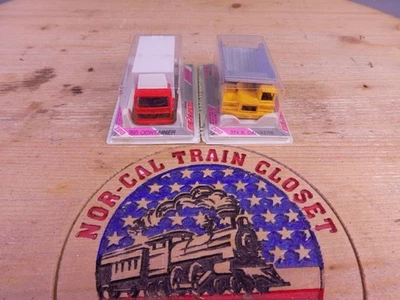 Lote de 2 camiones industriales en paquetes Majorette 1/64 #G42 Foto 1 de 4