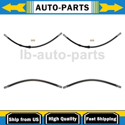 Manguera de freno delantera trasera 4x para Volkswagen Touareg 2004-2007 3,2 L Foto 1 de 4