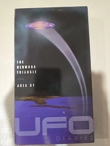 vintage VHS tape UFO Diaries The Bermuda Triangle Area 51 - Picture 1 of 3