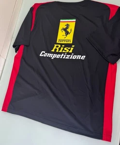 Ferrari RISI Competizione Performance Shirt Uomo L Traspirante Umidità Activewear - Foto 1 di 8