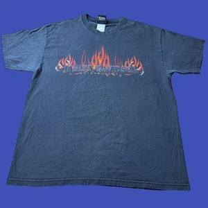 Vintage Y2K Harley Davidson Faded T Shirt L Claw Flame Eagle South Carolina - Picture 1 of 10