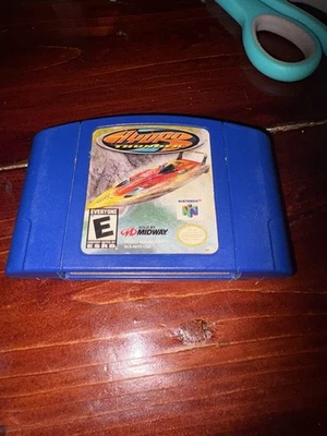 Hydro Thunder Nintendo 64 N64 Blue Cartridge Video Game Tested Working Authentic - Image 1 of 2
