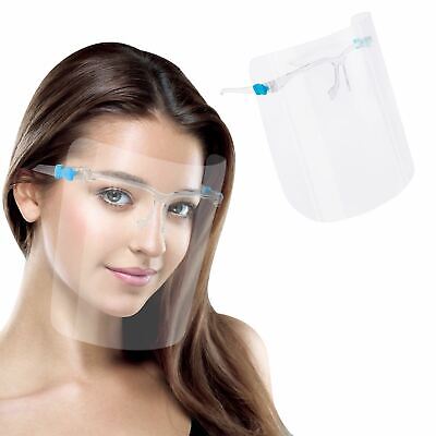 Face Shield Glasses Cover Frame Full Anti Fog Cover Protector Plastic • 1.99£