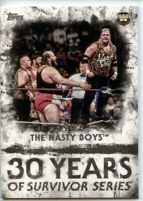 2018 Topps WWE Undisputed 30 Years of Survivor Series #SS-6 The Nasty Boys - Image 1 of 2