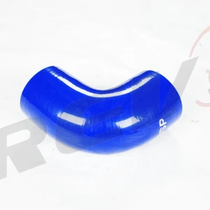 Rev9 Blue 3.00 Inch 90 Degree 4 Layer Polyester Elbow Silicone Tubing Coupler - Bild 1 von 3