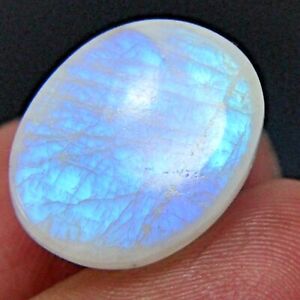 13.70Cts Natural White Moonstone Oval Shape -17x14mm Size Top Grade Gemstone