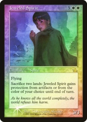 Prophecy  MTG   Foil   Jeweled Spirit   Magic - Image 1 of 2