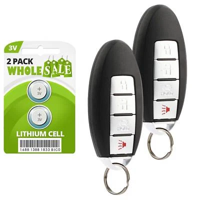 2 Replacement For 2003 2004 2005 2006 2007 2008 2009 Nissan 350Z Key Fob Remote Foto 1 de 4