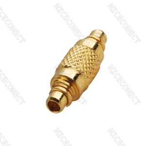 20x MMCX-MMCX MMCX Enchufe a MMCX Macho Enchufe Recto RF Coaxial Adaptador Conector - Imagen 1 de 2